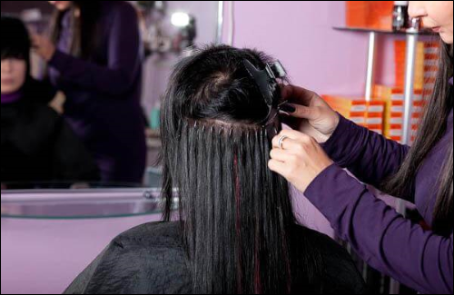 обучение наращиванию волос